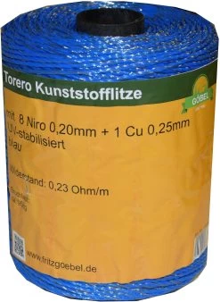 Torero Kunststofflitze 400m - Blau