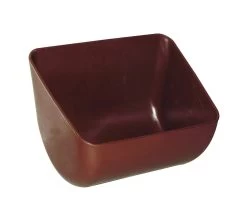 Pferdefuttertrog Braun Ohne Schutzkante, 12 Liter