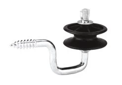 KERBL Eckrolle Klein Für Litzen Und Kordel 25 Stück Beutel - Eckisolator Für Litze Und Seil