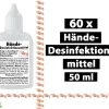 60 X Händedesinfektionsmittel 50 Ml - Desinfektionsmittel Für Hände