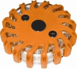 LED - Notwarnlicht Mit 9 Verschiedenen Blinkarten Und Starkem Magneten Warnlicht