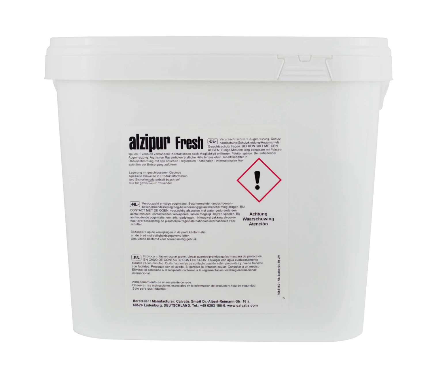 Alzipur Fresh - Waschpulver Phosphatfrei - 10kg Eimer Für Alle Härtegrade 4 Alzipur Fresh - Waschpulver Phosphatfrei - 10kg Eimer Für Alle Härtegrade – Bild 2
