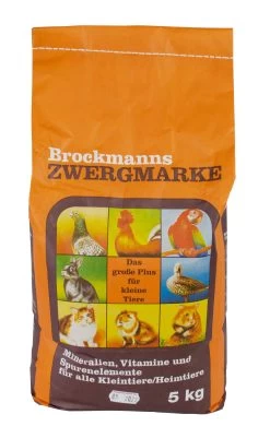 Brockmanns Zwergmarke - 5 Kg - Mineralfutter Für Tauben Geflügel Und Kaninchen