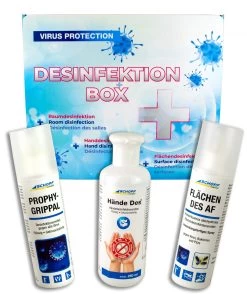 Desinfektionsmittel Geschenkset 3-teilige Geschenkbox