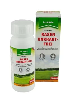Dicotex Rasenunkraut-Frei Von Dr. Stähler, 500 Ml Flasche - Selektives Herbizid Auf Rasenflächen