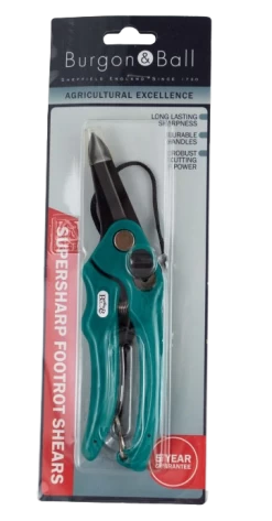 Klauenschere In Türkis Für Schafe Und Ziegen - Original "Burgon And Ball"