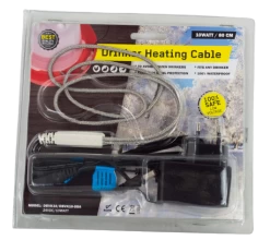 Drinker Heating Cable - Silikon-Heizkabel Für Kleintiertränken 80cm, 10 Watt