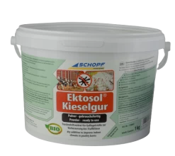 Ektosol Kieselgur Mit Pulverzerstäuber - Trockenhilfsmittel Für Geflügelställe - 1kg -Landwirtschaftliche Produkte ektosol
