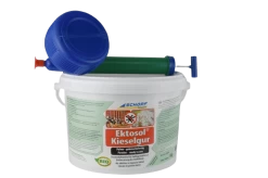 Ektosol Kieselgur Mit Pulverzerstäuber - Trockenhilfsmittel Für Geflügelställe - 1kg