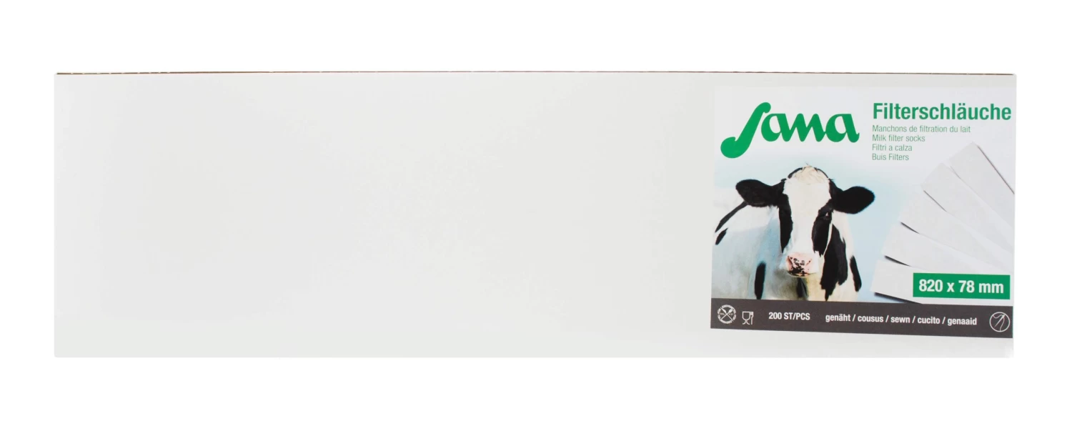 KERBL Milchfilter Filterschläuche Sana Genäht 820 X 78mm - 200 Stück 3 KERBL Milchfilter Filterschläuche Sana Genäht 820 X 78mm - 200 Stück