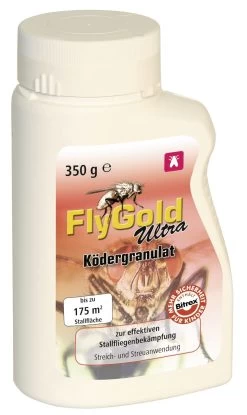 KERBL Fliegengift Ködergranulat FlyGold Ultra, 350 G