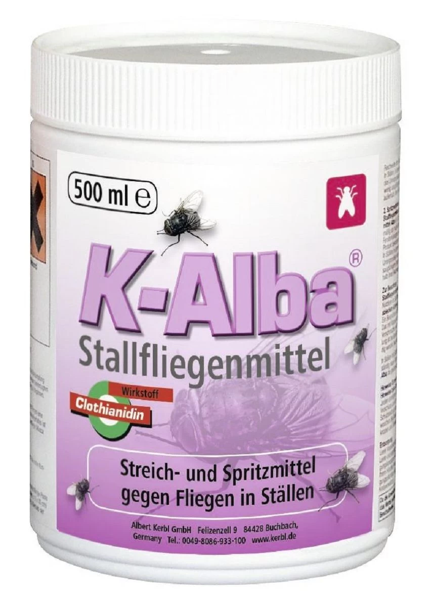 KERBL Fliegenmittel Fliegengift K-ALBA 500 Ml Spritzmittel Streichmittel Insekten Fliegenköder 4 KERBL Fliegenmittel Fliegengift K-ALBA 500 Ml Spritzmittel Streichmittel Insekten Fliegenköder – Bild 2