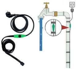 Frostschutz Heizleitung 14 M Mit Thermostat 224 Watt