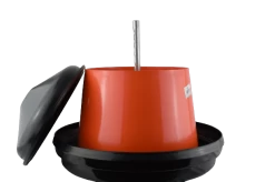 Geflügelfutterautomat 10kg Zum Stellen Oder Aufhängen -Landwirtschaftliche Produkte futterautomat aufgebaut