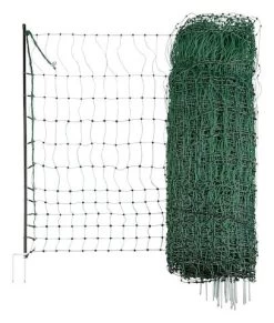KERBL Geflügelnetz Elektrisch Leitend In Grün - 25m X 106cm