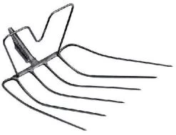 Häckselgabel Mit Bügel Victoria, 6 Zinken, 43 X 40 Mit Federdülle