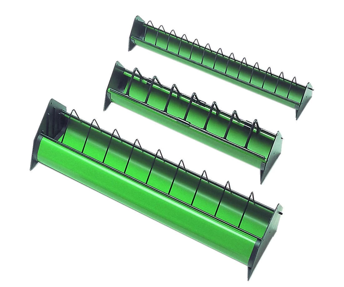 Legehennentrog 100cm Grün - Hühner-Futtertrog Mit Fressgitter, Pflegeleicht & Stabil 4 Legehennentrog 100cm Grün - Hühner-Futtertrog Mit Fressgitter, Pflegeleicht & Stabil – Bild 2