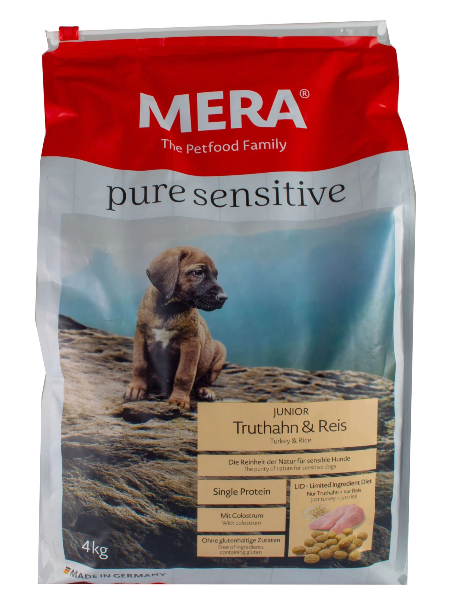 Meradog Pure - Truthahn & Reis - Junior - 4 Kg Für Sensible Hunde 3 Meradog Pure - Truthahn & Reis - Junior - 4 Kg Für Sensible Hunde
