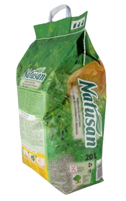 Natusan 20l Premium Klumpstreu - Katzenstreu Naturtonkörnchen Ohne Duftstoffe -Landwirtschaftliche Produkte natusan klumpstreu4