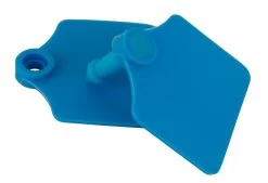 Ohrmarke Primaflex Größe 1, Blanko, Blau - 25 Stück