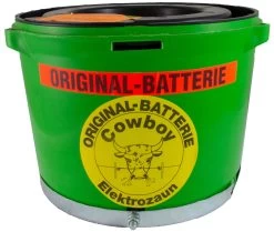 EIDER Weidezaun Batterie Original Cowboy 10,5 Volt - Mit Kontakten Für Bullenschreck B5 Und B6