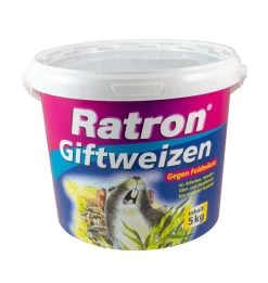 Ratron Giftweizen< 0029% Mäuseköder & Rattenköder 5kg Frunol Weizenköder Ratten