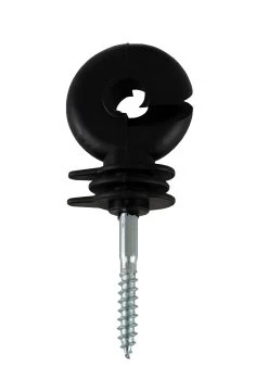 100 X Ringisolator Im Praktischen Eimer Für Weidezaun Seil Litze Band