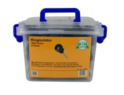 100 X Ringisolator Im Praktischen Eimer Für Weidezaun Seil Litze Band 7 100 X Ringisolator Im Praktischen Eimer Für Weidezaun Seil Litze Band -Landwirtschaftliche Produkte ringisolatoren 3
