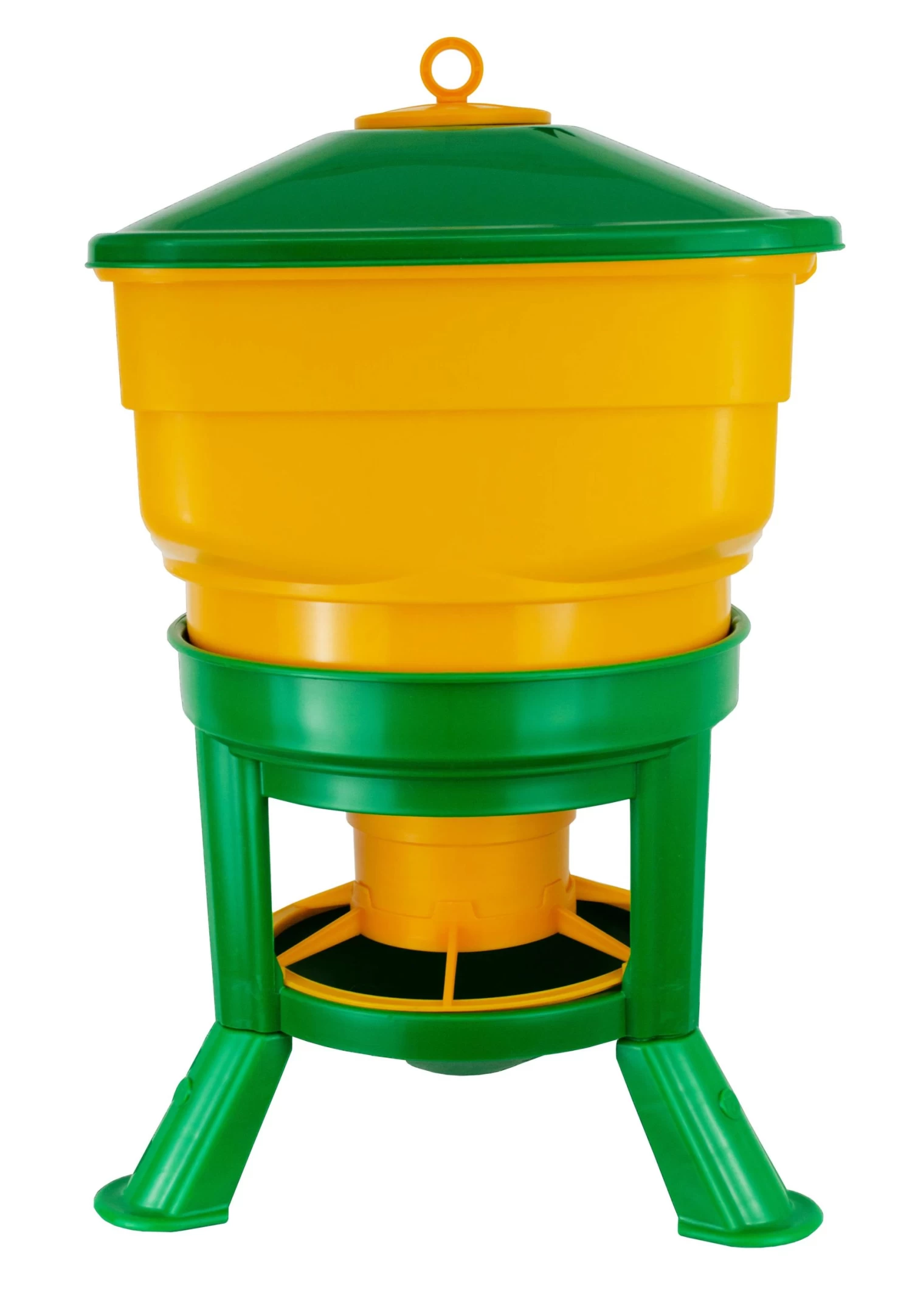 Geflügel Futterautomat 30l - 20kg Mit Schmutzabweisenden Deckel 4 Geflügel Futterautomat 30l - 20kg Mit Schmutzabweisenden Deckel – Bild 2