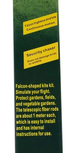 Vogelscheuche Bird Scarer Kite 7m - Black Hawk Kite -Landwirtschaftliche Produkte vorne unten