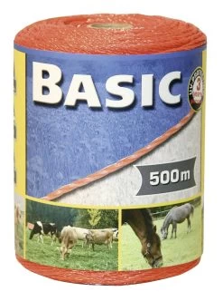 KERBL Weidezaunlitze Einfach, 500 M Leiter 3 X 0,16 Niro - Litze 3 Leiter