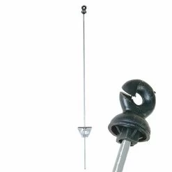 EIDER Weidezaunstab Rund Mit Ringisolator 105 Cm - 25 Stück/Karton