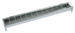 Junghennentrog 100 Cm Verzinkt Jungtiertrog Geflügeltrog Aus Metall -Landwirtschaftliche Produkte young hens trough 100cm galvanized chicken poultry
