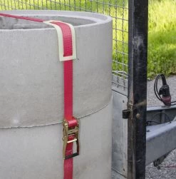 KERBL Zurrgurt 2-teilig, 8 M X 5,0 Cm In Rot, 5000 Kg / 5 To -Landwirtschaftliche Produkte zurrgurt 2 teilig 8m x 50mm 5000 kg rot 3